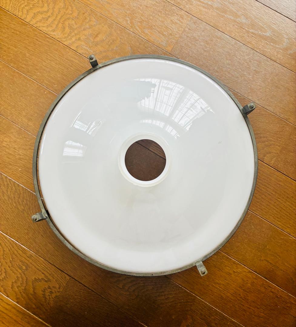 昭和レトロ　電気傘　松竹梅模様　アンティークランプ傘