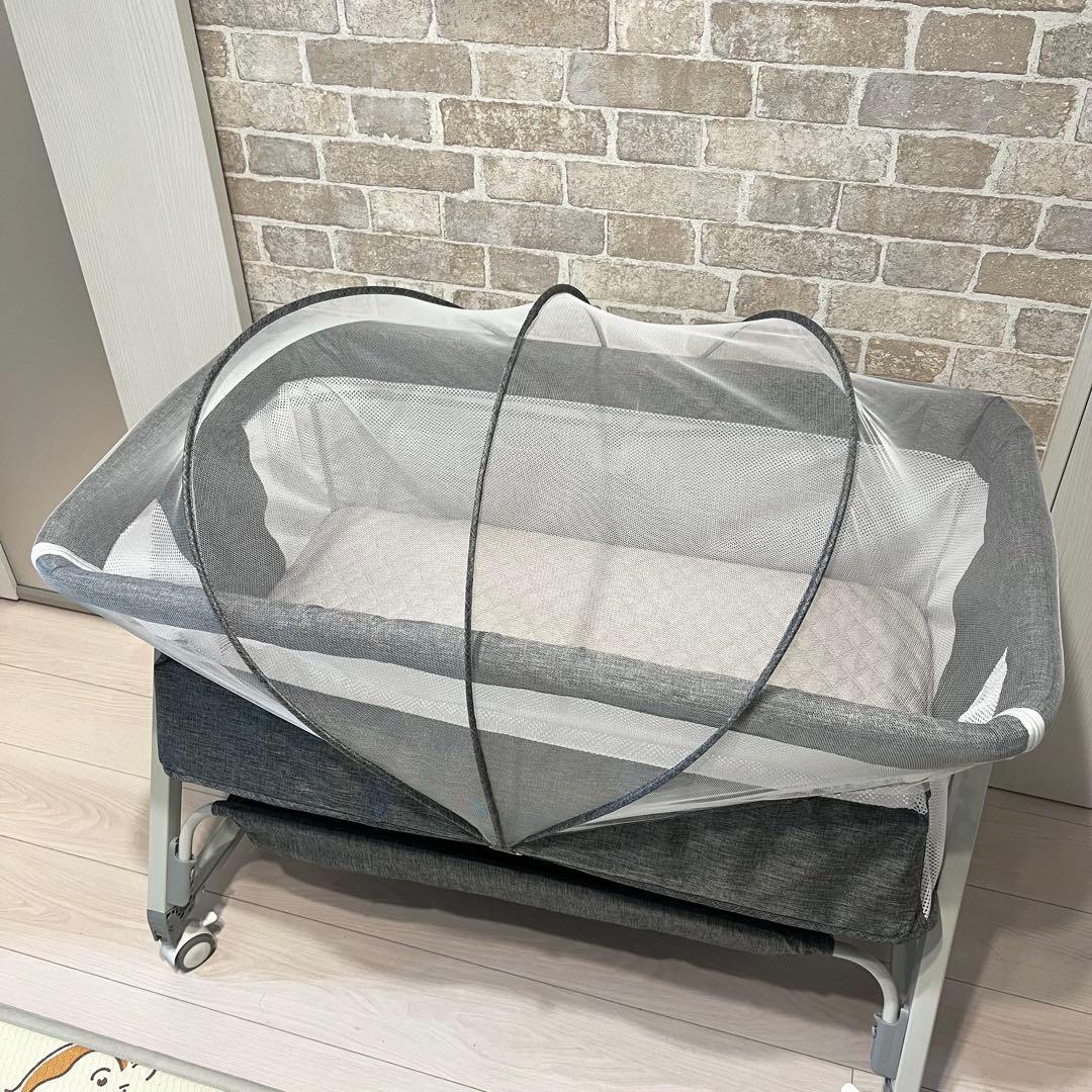 【美品♡】簡単組み立て式ベビーベッド⭐︎