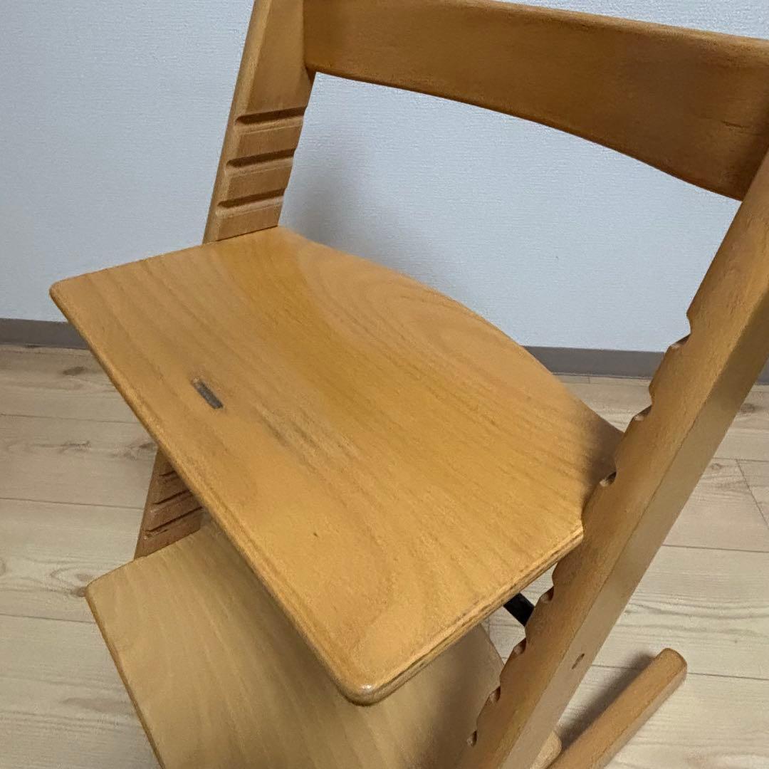 ベビーセット付き！　ストッケ　トリップ トラップ　ベビーチェア　ナチュラル