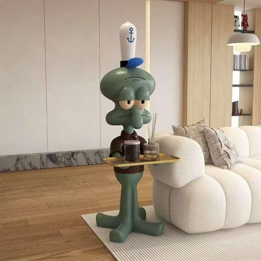 新品　スポンジボブ イカルゴ 特大インテリア フィギュア