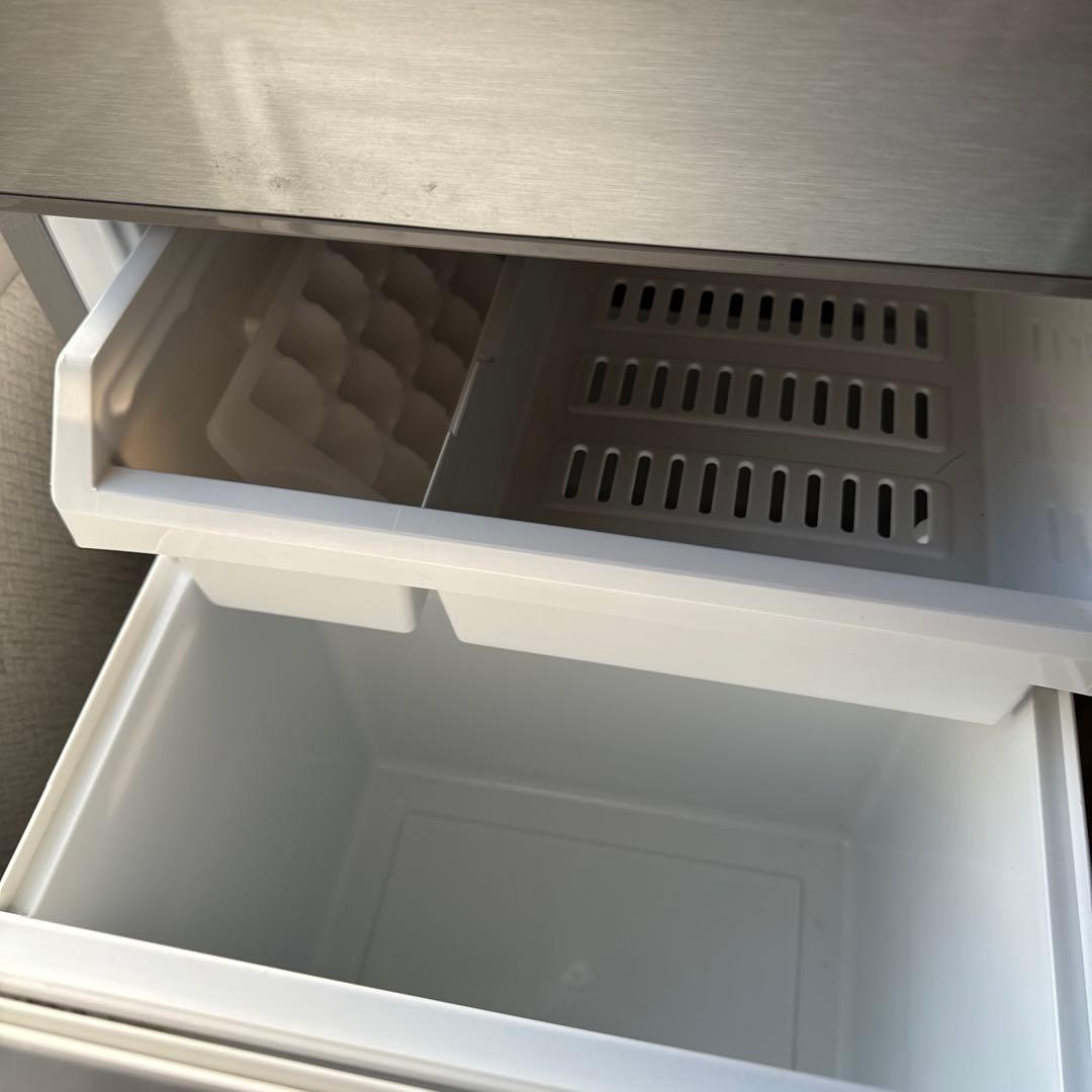 AQUA 冷蔵庫 シルバー 上下二段式