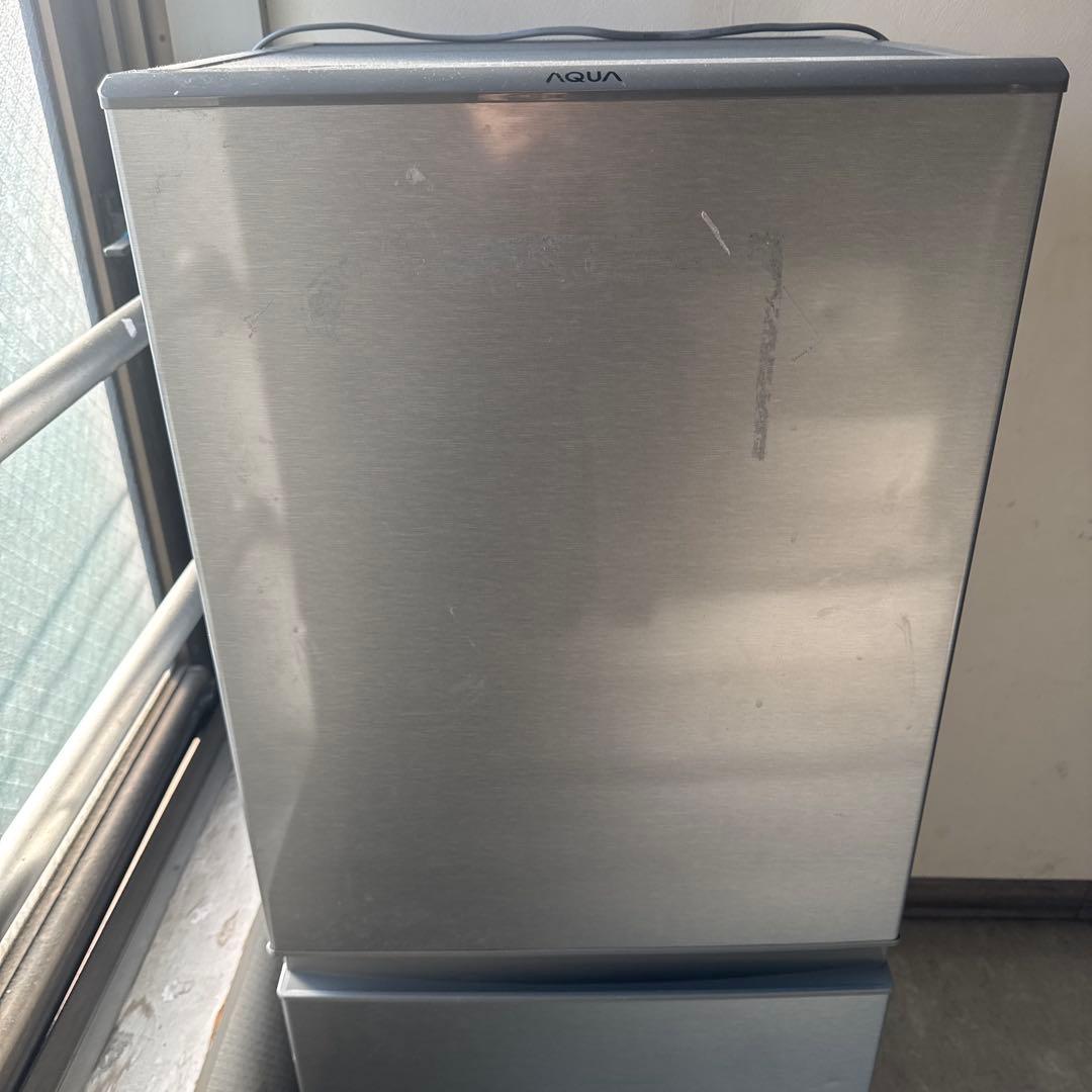 AQUA 冷蔵庫 シルバー 上下二段式