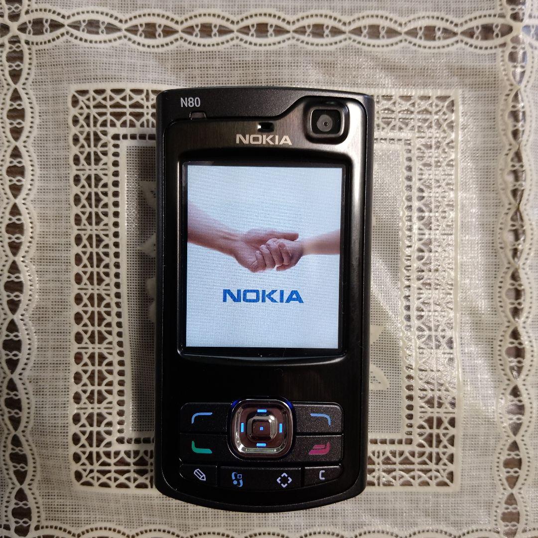 NOKIA 音楽プレーヤー搭載携帯電話『N80』純正バッテリー付 フィンランド製