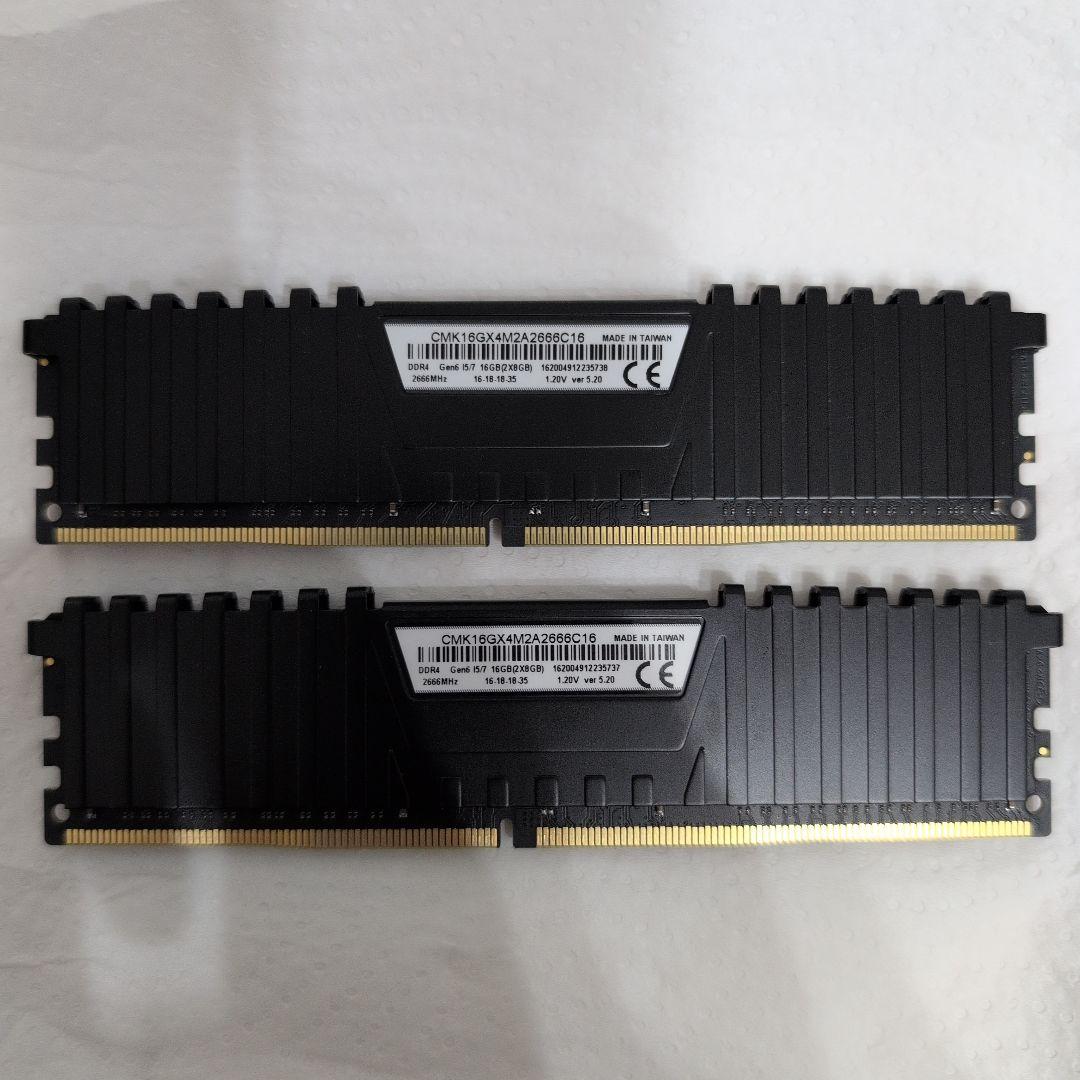 メモリー CORSAIR Vengeance LPX 16GB DDR4 2666MHz