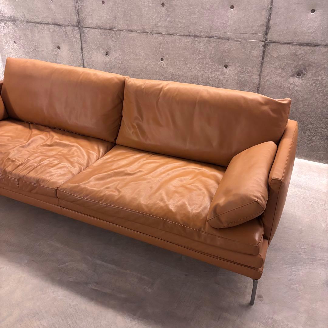 ZANOTTA WILLIAM ザノッタ ウィリアム　3人掛けレザーソファ