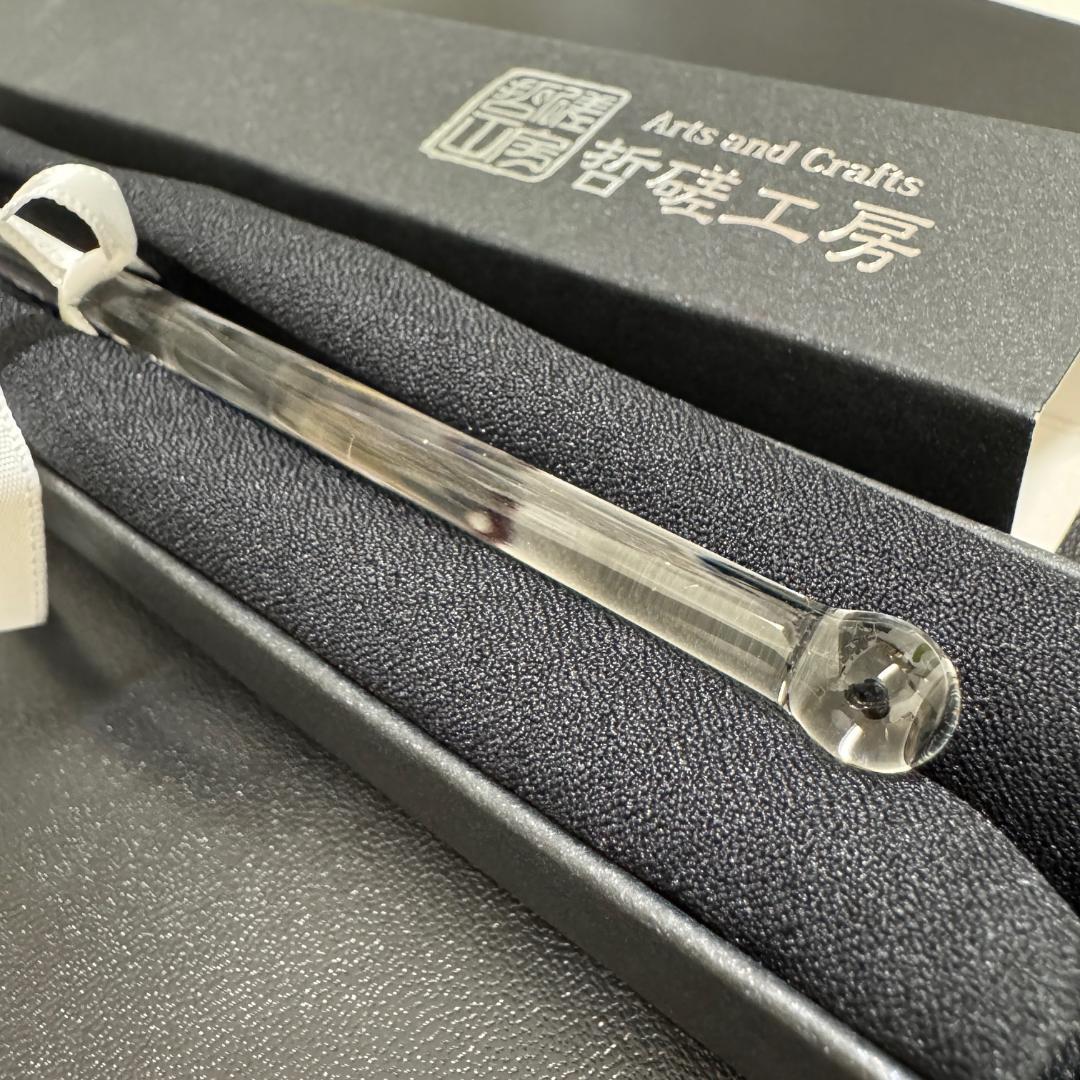 GA7122◆未使用 哲磋工房 ガラスペン エトワール♪