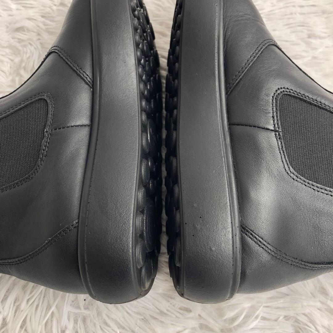 ブーツ 24.5 黒 ACHILLES SORBO アキレスソルボ サイドゴア