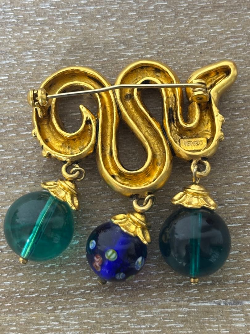 KENZO ケンゾー ブローチ アクセサリー 希少