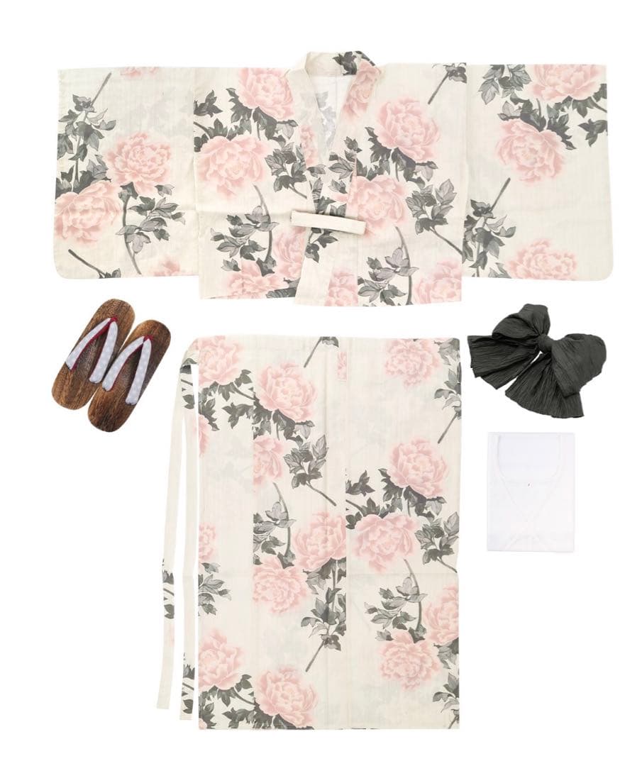 KYOETSU レディース二部式浴衣4点セット　セパレート