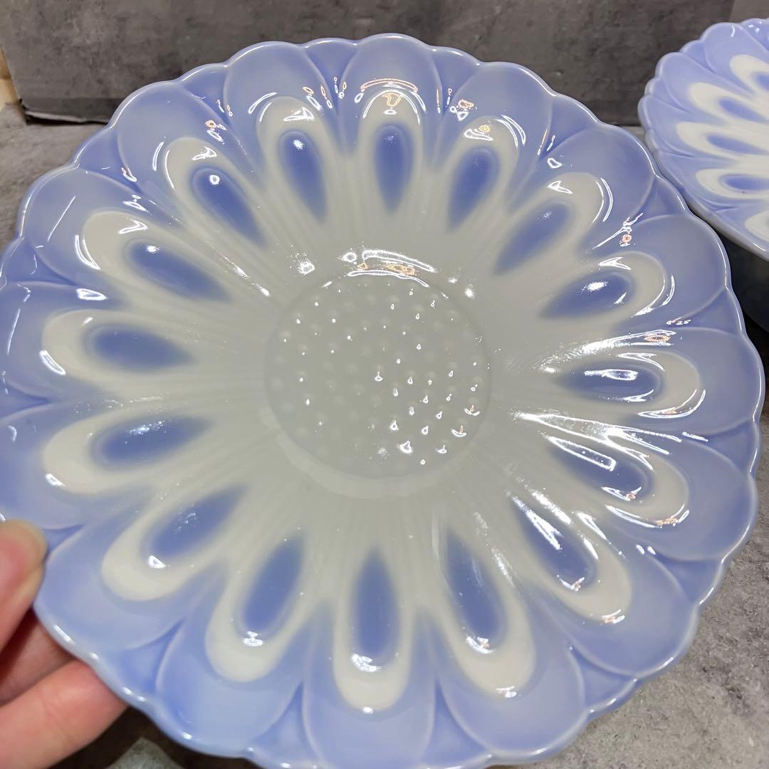 有田焼　久光　菊型高台皿　13枚セット