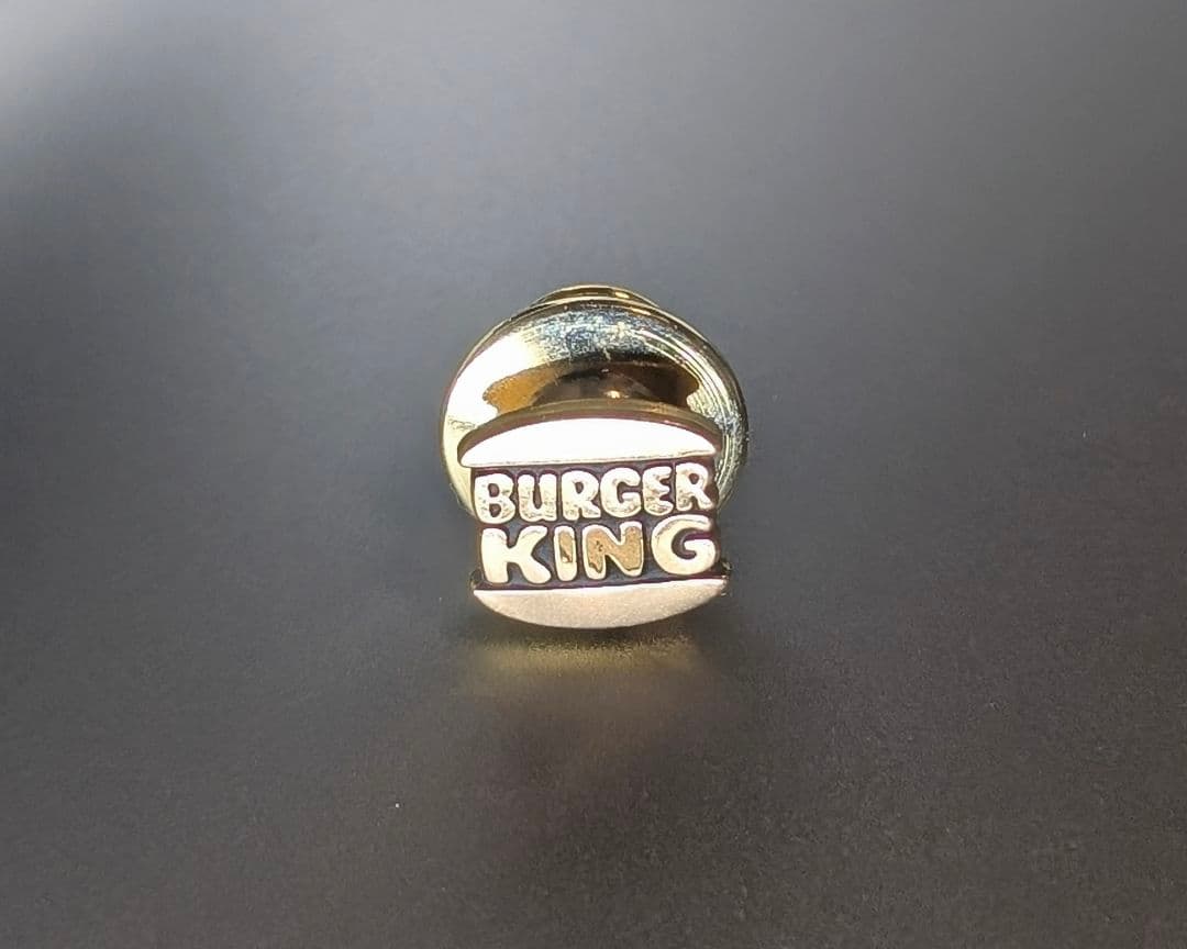 BURGER KING バーガーキング ハンバーガー ピンバッジ ロゴ