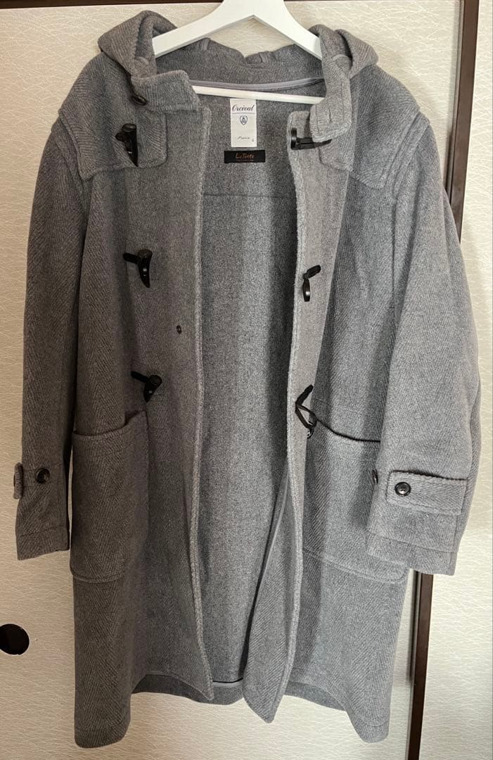 美品 オーシバル Orcival Le tinte ダッフルコート　ライトグレー