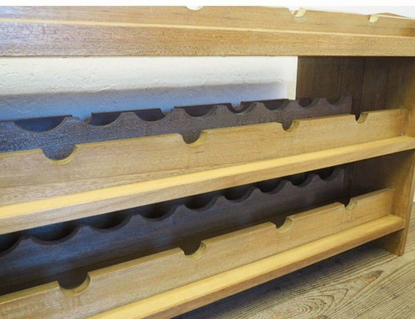 1195 大型　ワインラック　ボトルラック　収納棚　店舗什器　レトロ　ビンテージ