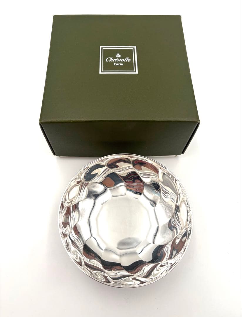 Christofle クリストフル　11cm シルバーボウル　箱付き