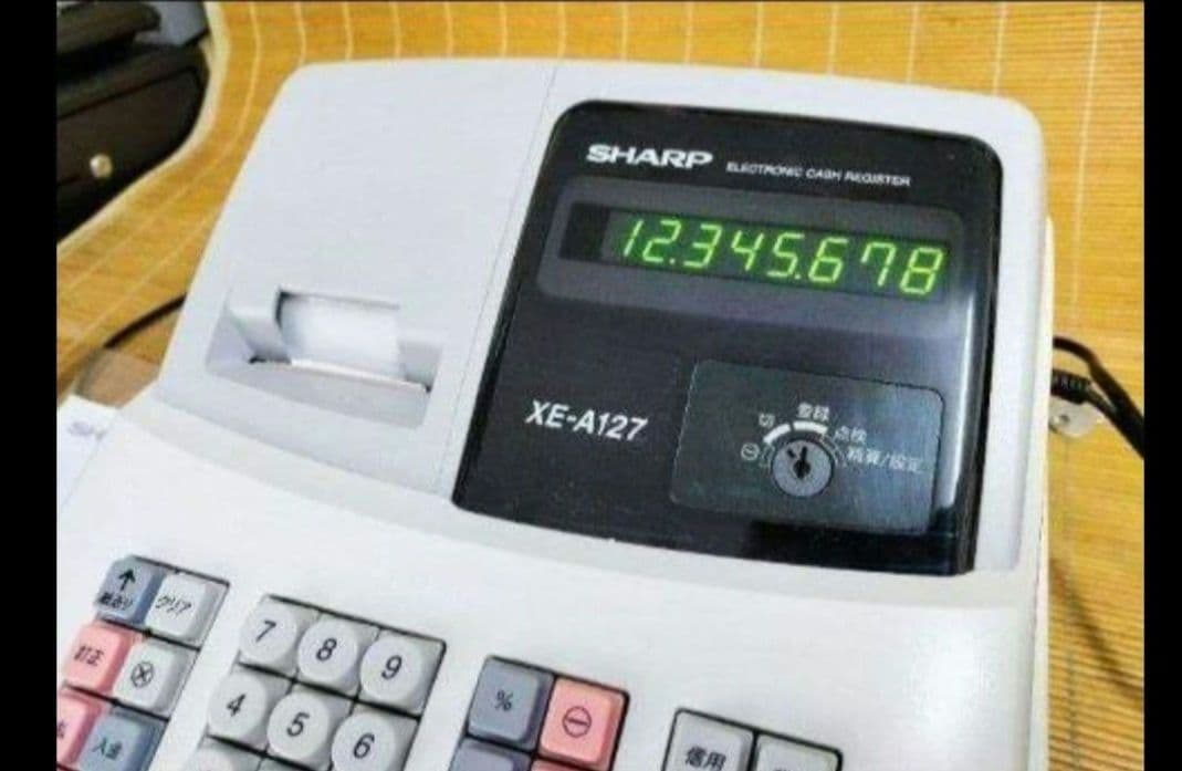 シャープレジスター　XE-A127　簡単便利特殊　送料込　101359