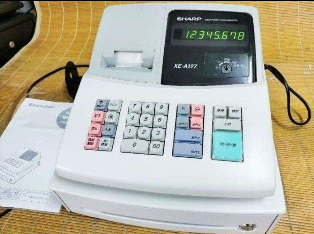 シャープレジスター　XE-A127　簡単便利特殊　送料込　101359