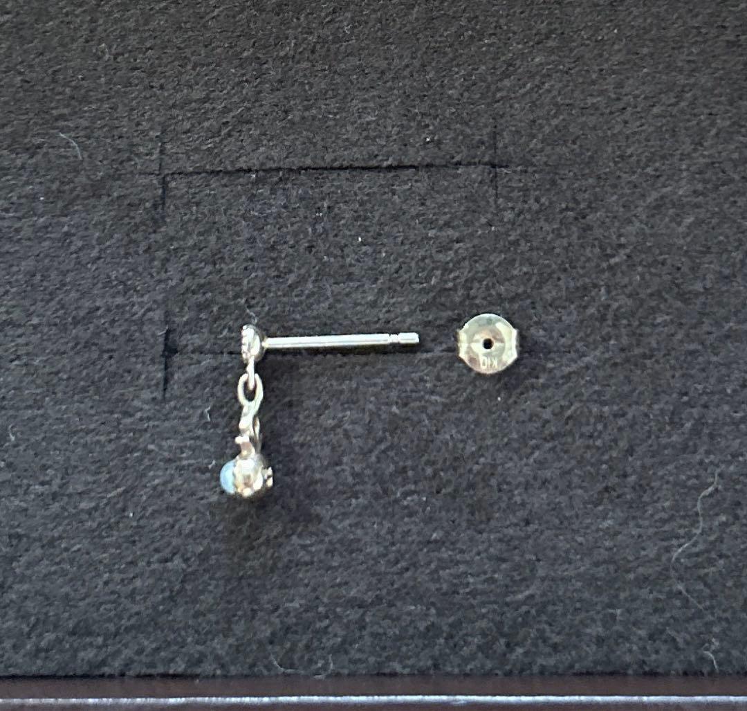 アガット agete 10k ピアス ダイア