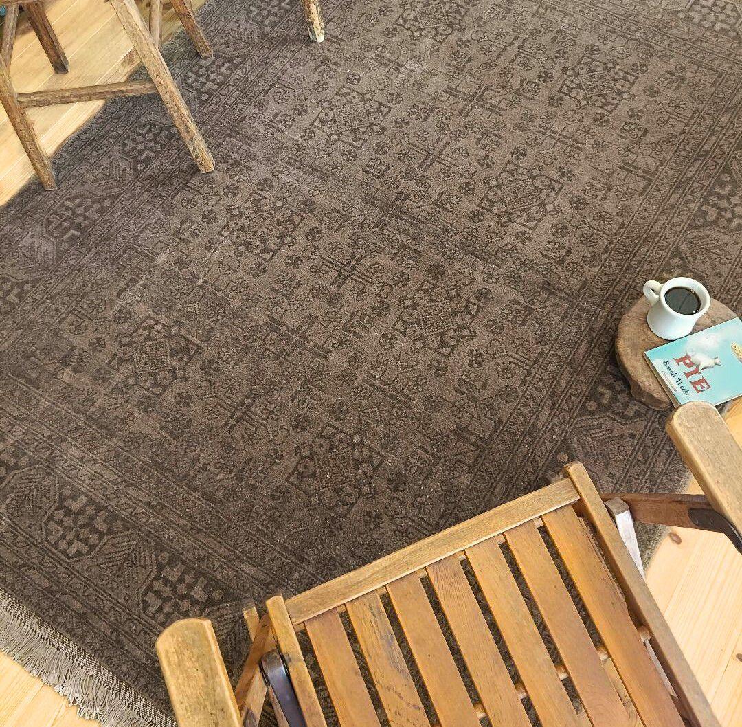 ※【キリン◎】超大判！ トライバルラグ　ヴィンテージラグ　訳あり特価