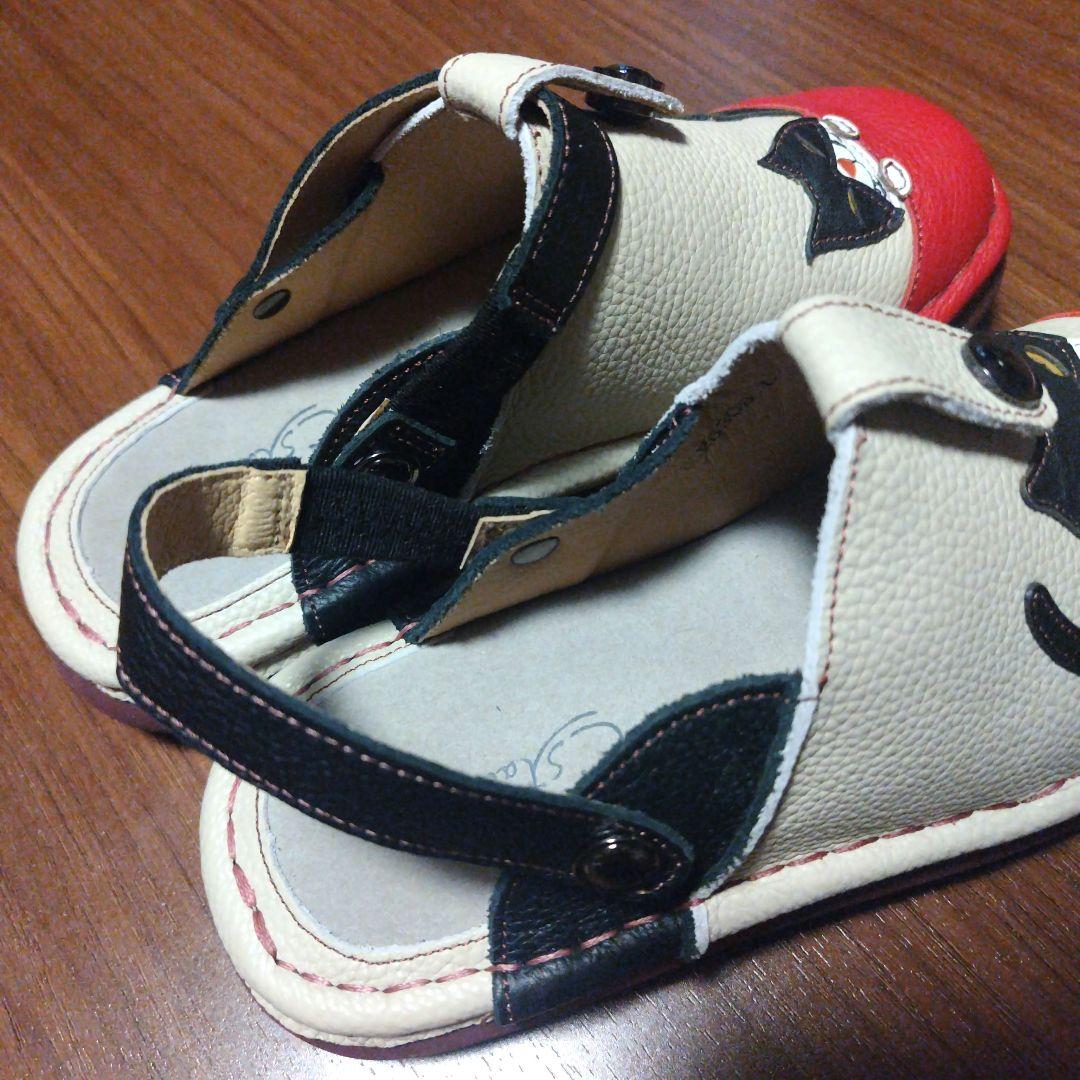 未使用品　エスタシオン　靴　サンダル　猫