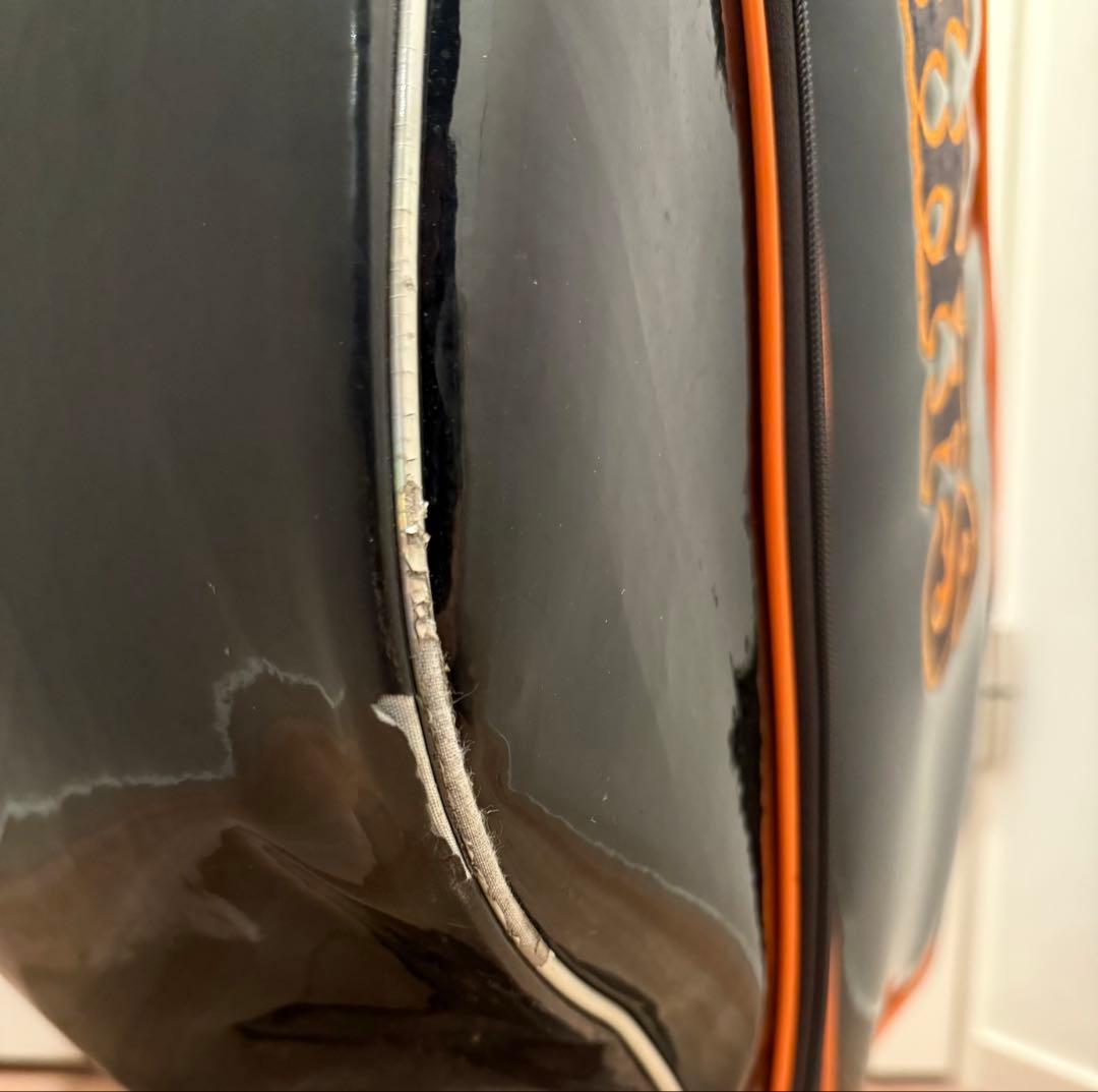 【希少・入手困難】 レザックス ジャイアンツ ゴルフ キャディバッグ エナメル