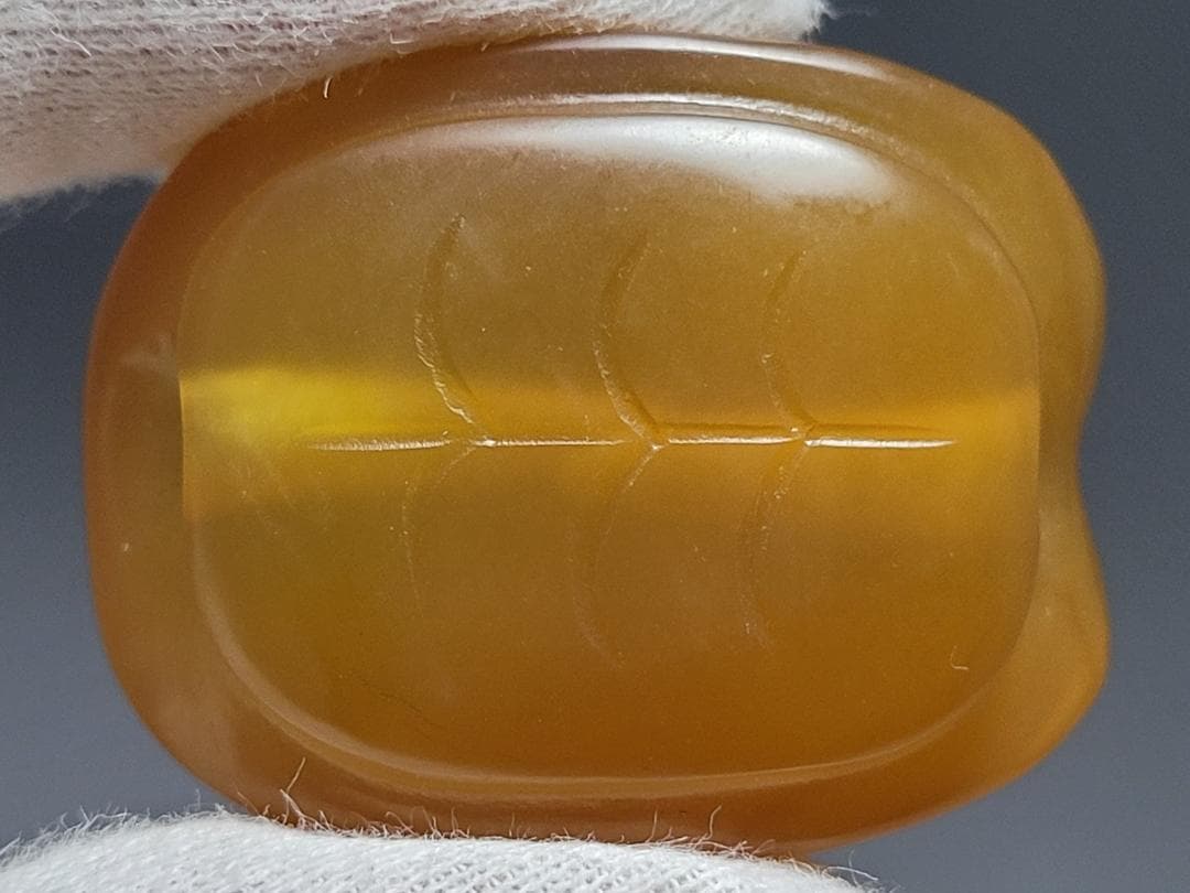 天然玉製 亀型 提物装身具 玉装飾品 明清時代 幅約3.9cm