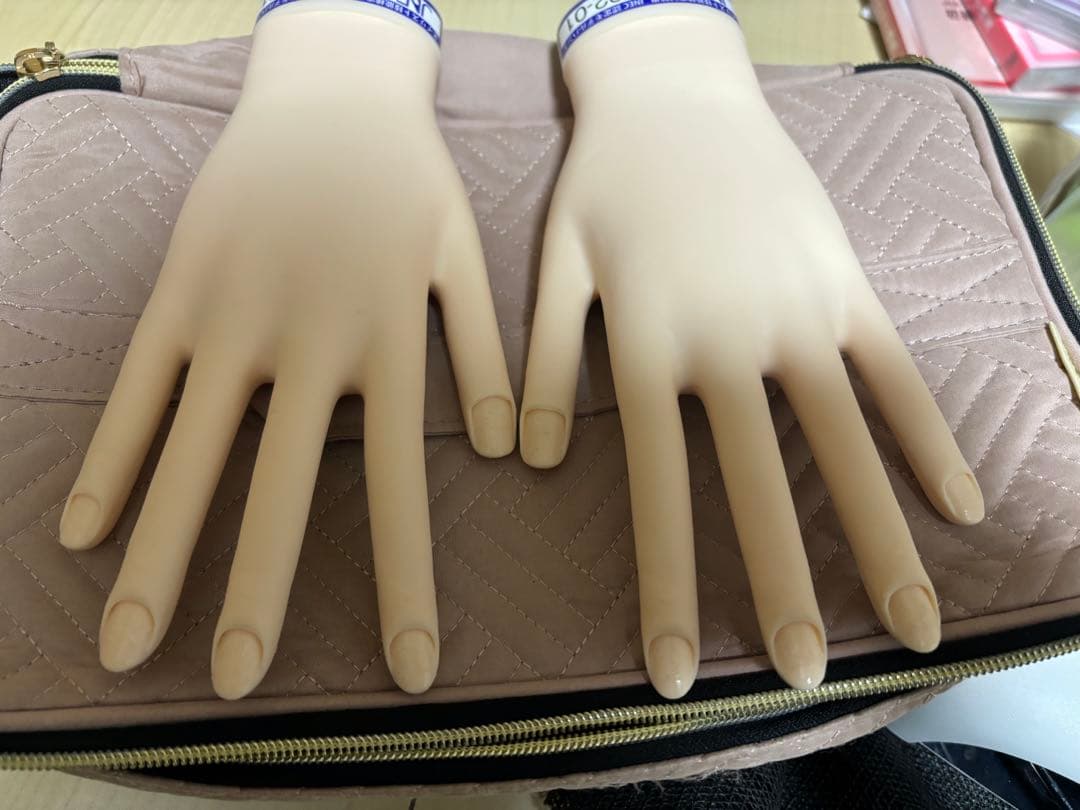 ネイルジェル検定セット　初級　中級　上級　資格　モデルハンド