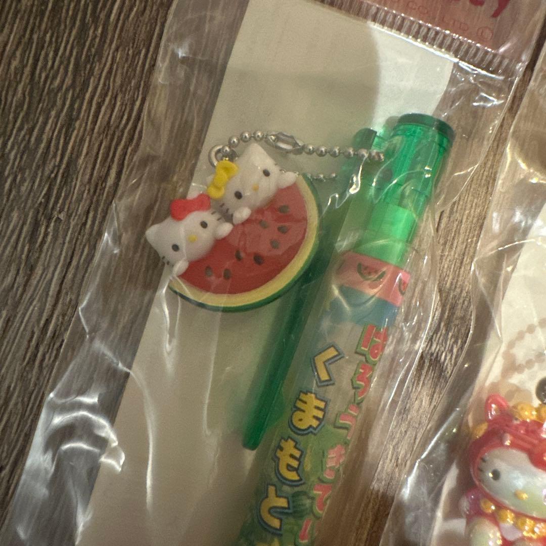 新品袋入り【レア】ご当地　ボールペン6本セット　ハローキティ