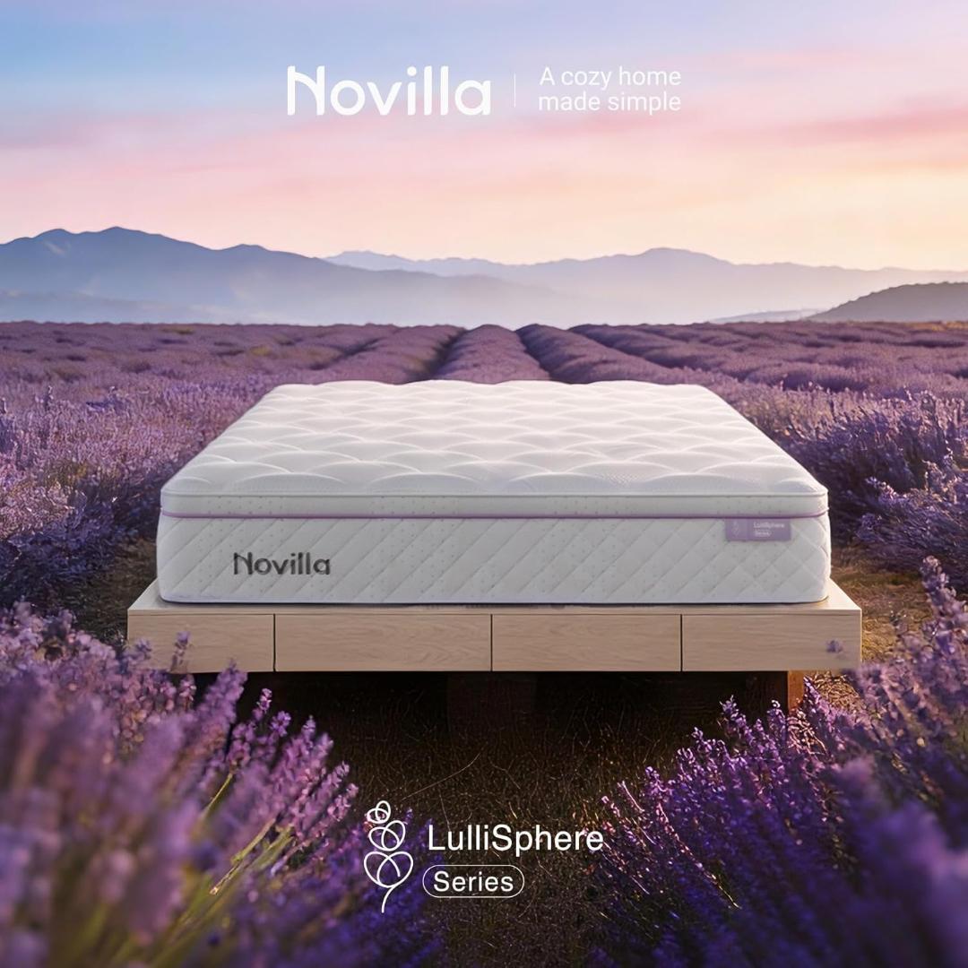 【R1824-74-169】ラベンダー香る高反発26cmポケットコイル