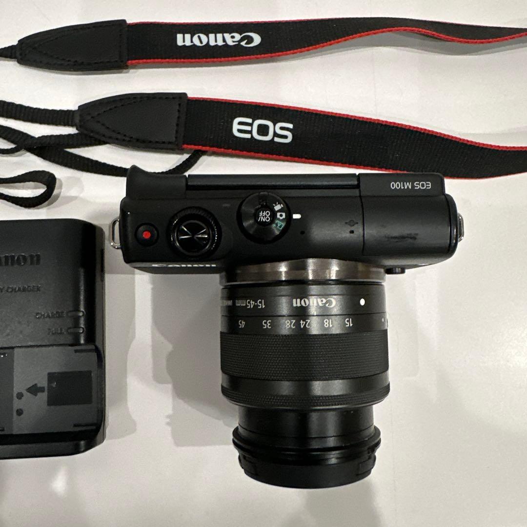 Canon EOS M100 ミラーレスカメラ 15-45mmレンズ付き