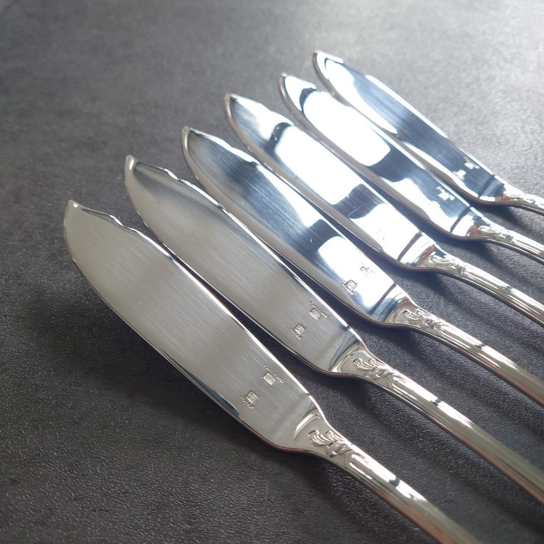 希少 美品 クリストフル マルリー フィッシュナイフ 6点