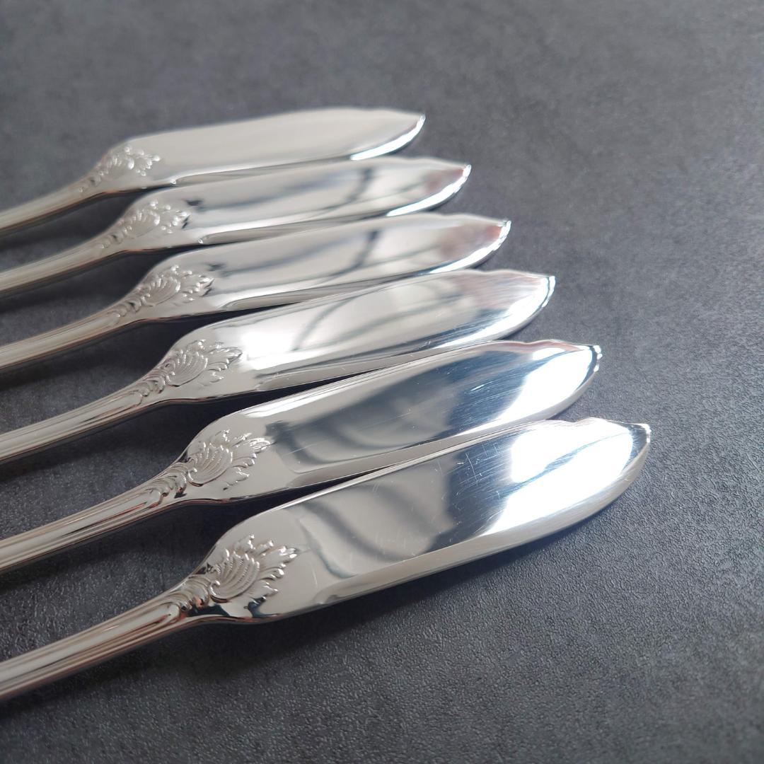 希少 美品 クリストフル マルリー フィッシュナイフ 6点