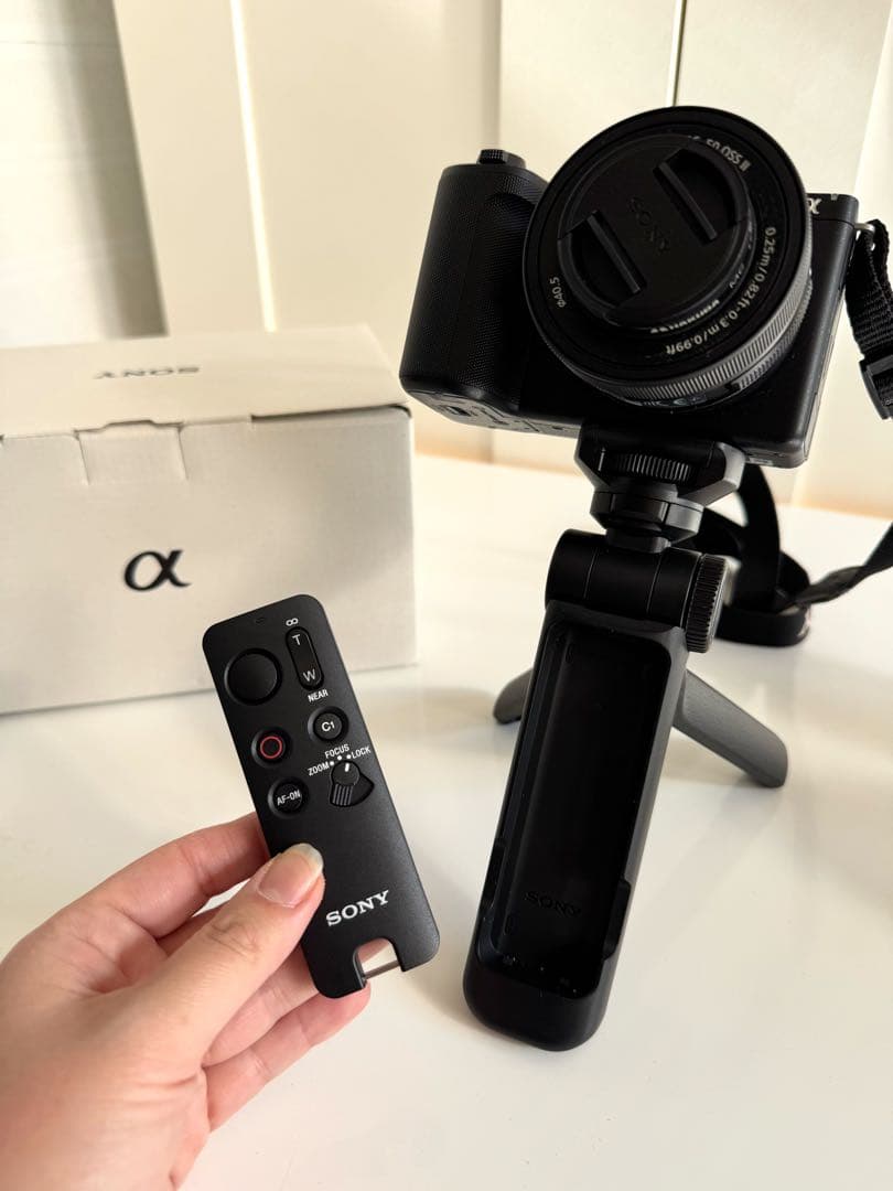 Sony α VLOGCAM ZV-E10 II 一眼 リモコン予備バッテリー付