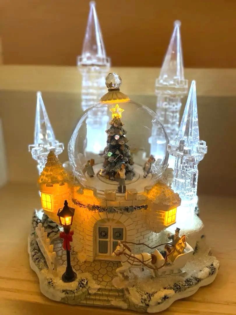 希少 クリスマスイルミネーションジオラマ ライトアップ