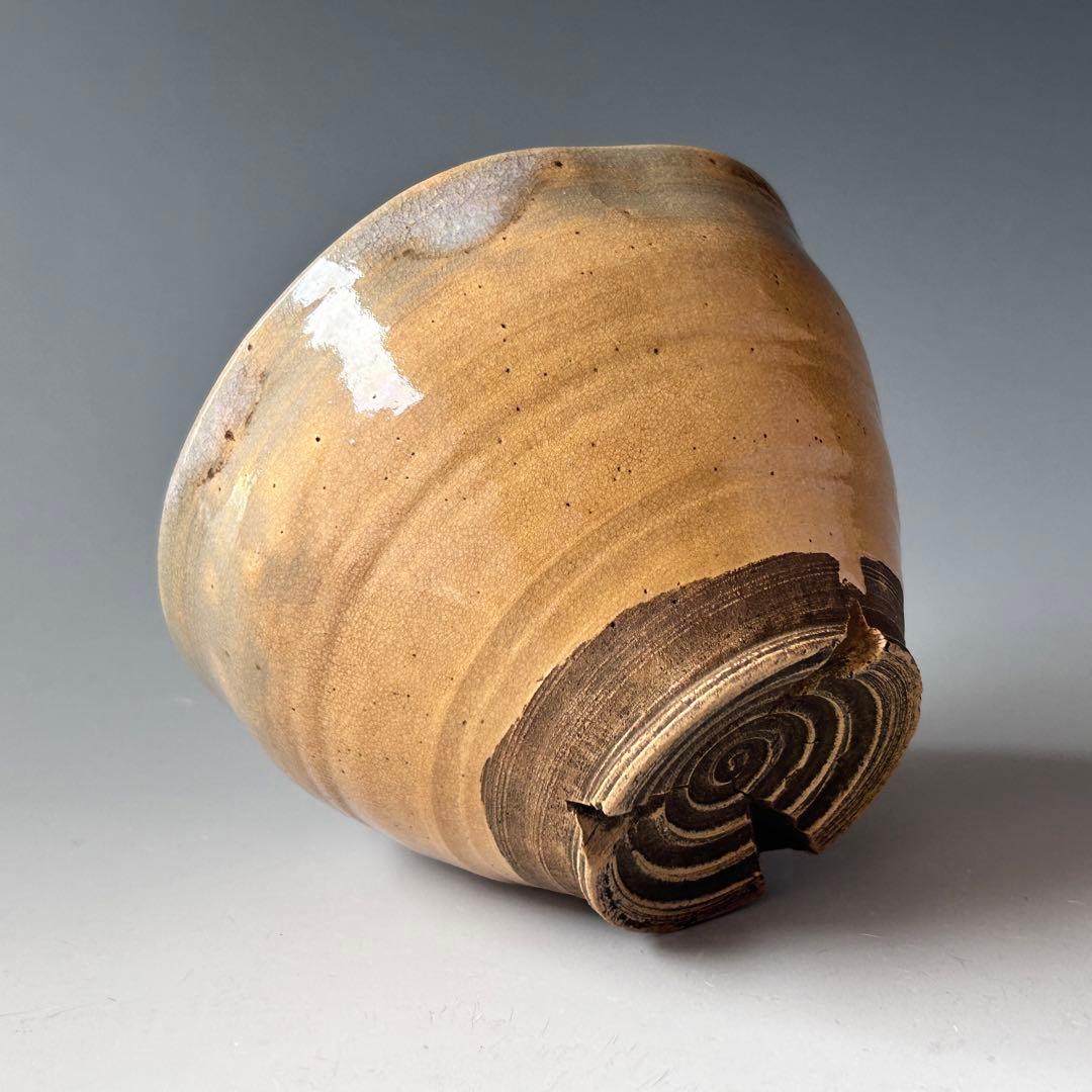 茶道具　対州御本　茶碗　江戸中期　佐々木三味　極書　銘「鳴門」古美術　濃茶　茶