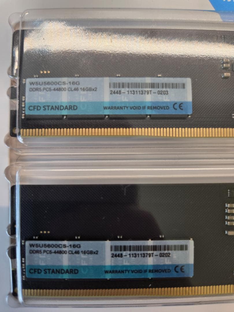 CFD メモリ DDR5-5600 16GB×2(32GB)