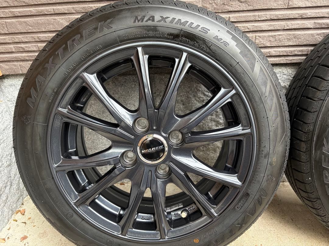 155/65r14 夏タイヤホイールセット4本