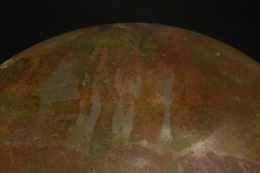 中国美術 幾何学模様 古鏡 φ22.3cm(HA499)