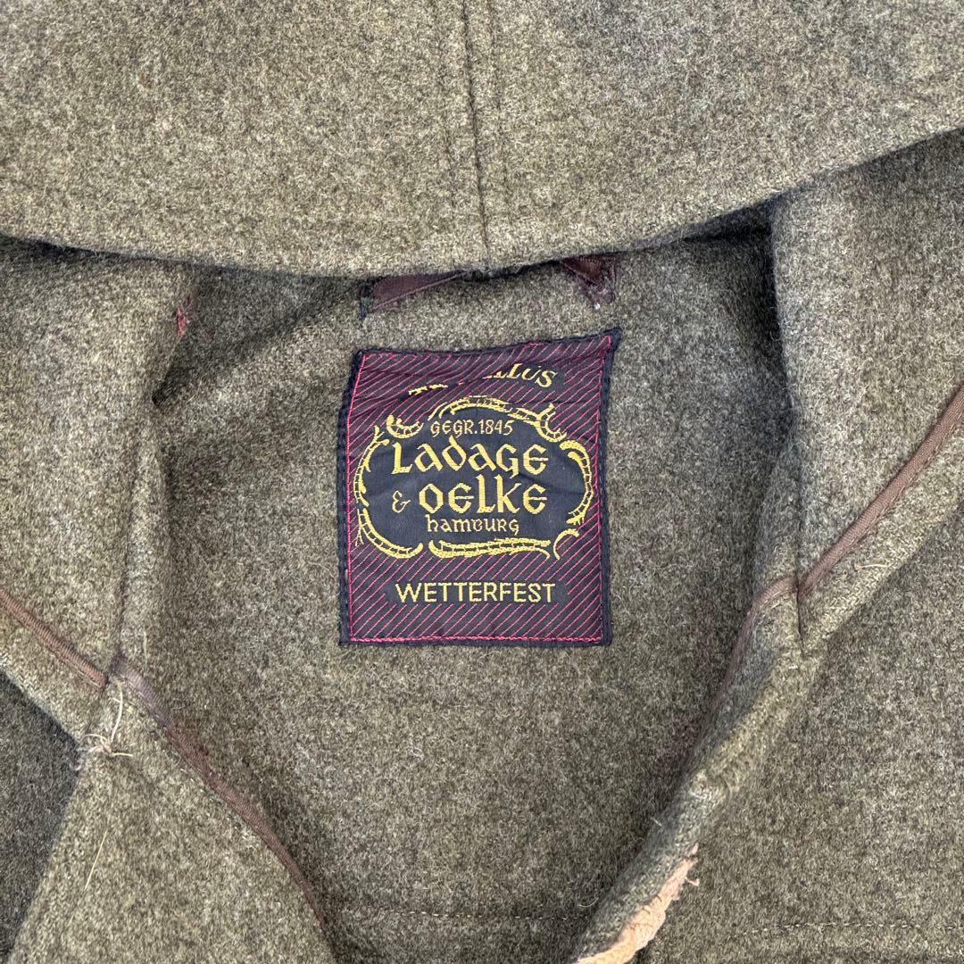 ラダゲアンドウルク ウール ダッフルコート カーキ ダッフル