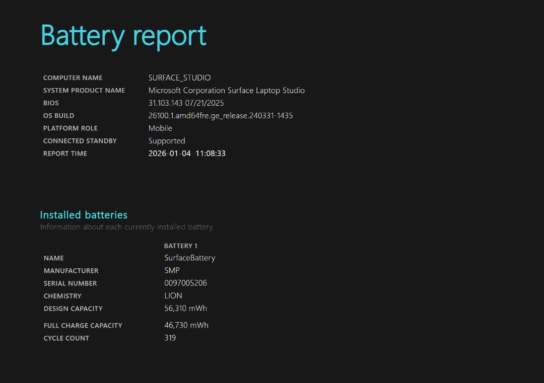 T*A様 Microsoft Surface Laptop Studio