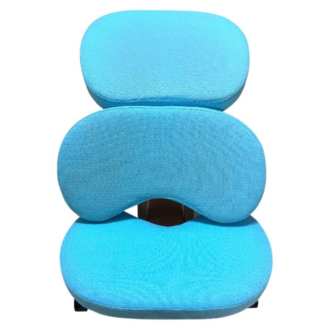 極美品 宮武製作所 バランスチェア プロポーションチェア ブルー 姿勢矯正 学習