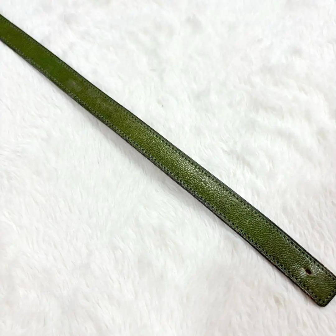 HERMES エルメス ベルト グリーン ブラウン コンスタンス リバーシブル