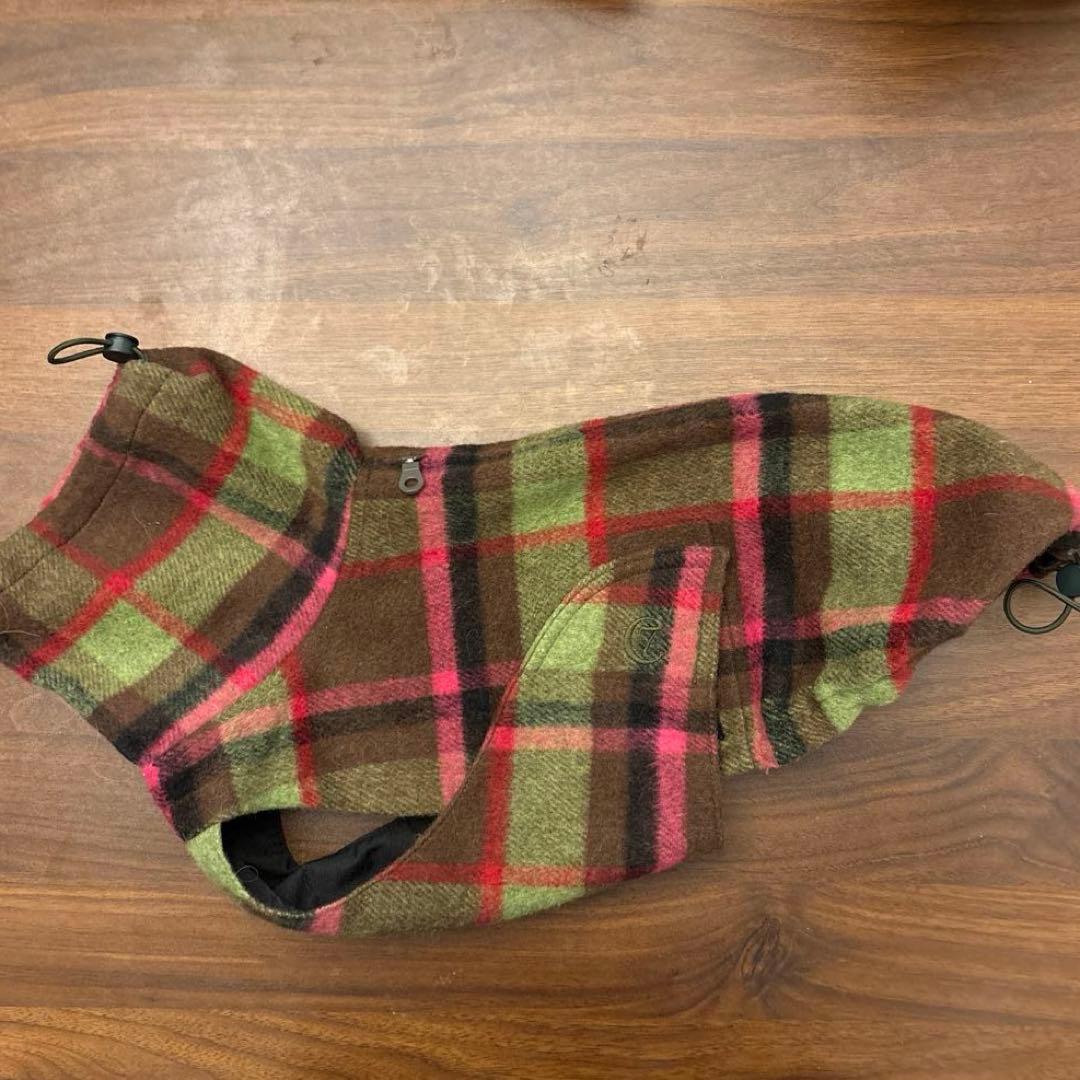 [完売]Cloud7 パウズリビング フリース チェック柄犬服 小型犬用M