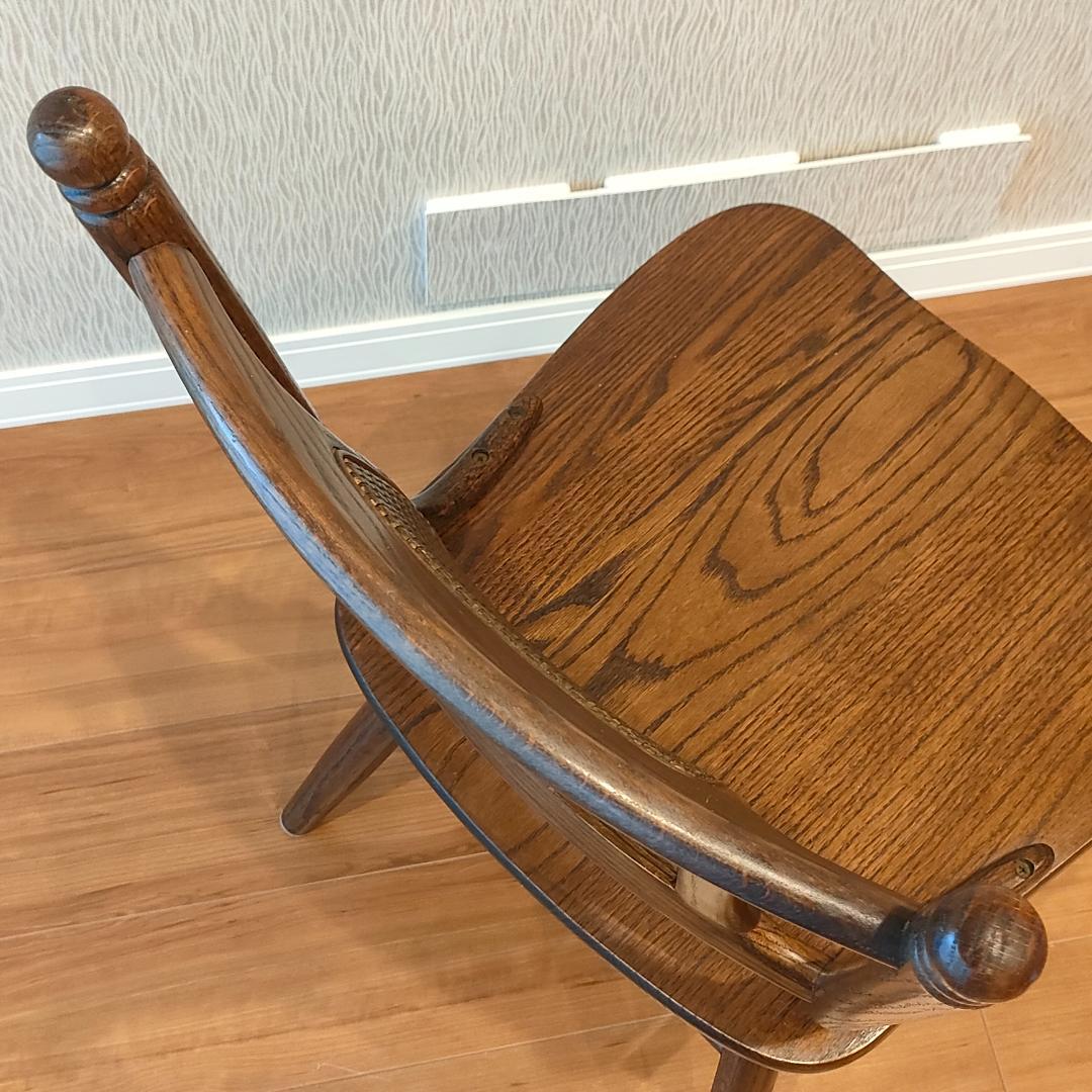 ヴィンテージ　Shin-Leeシンリー　ラタンバック　ダイニングチェア②