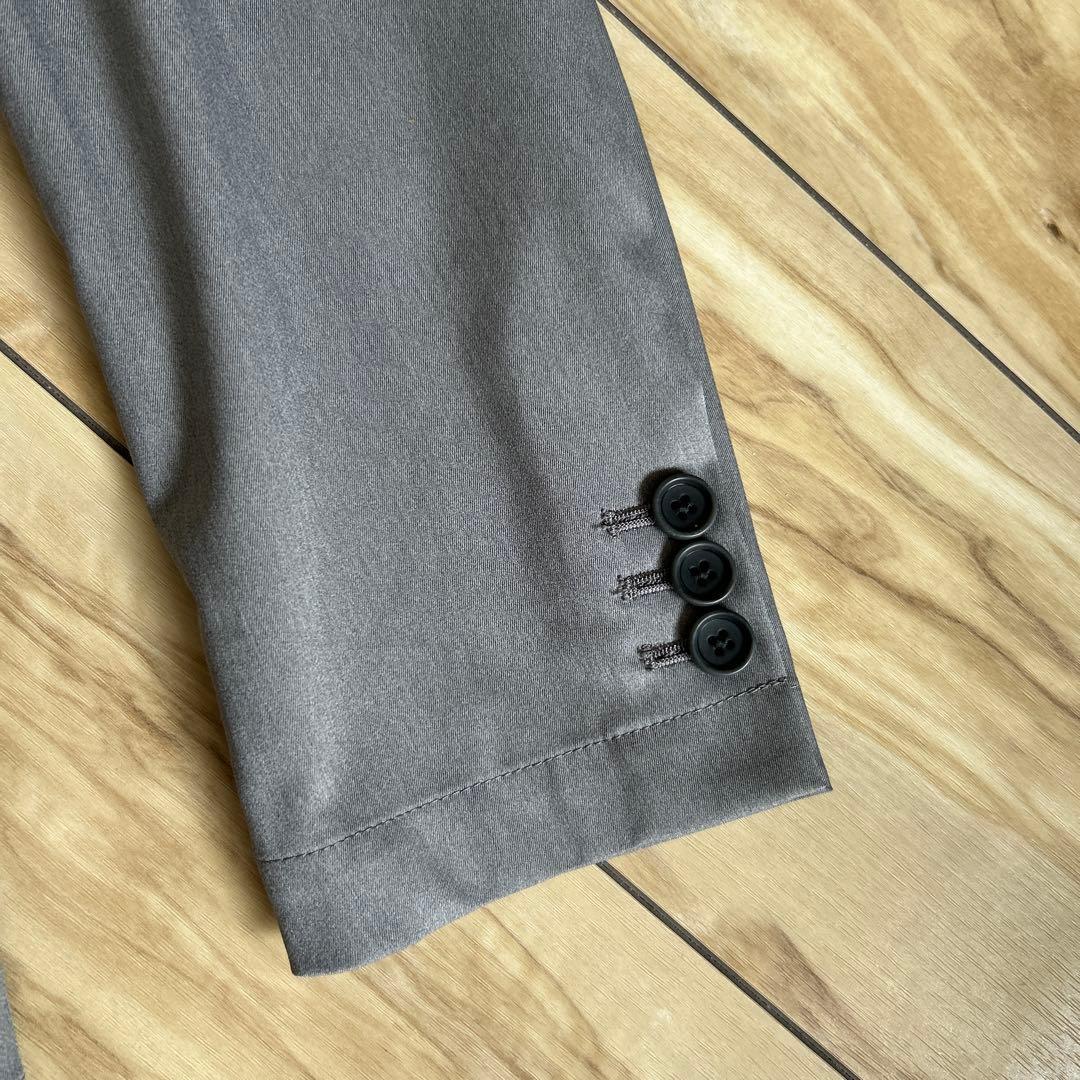 【中古品】WWS 大人のBizテーラードジャケット ビターグレー Mサイズ