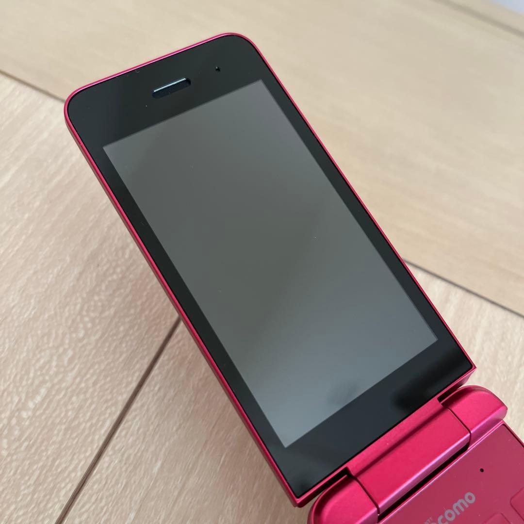 【美品】docomo DIGNO KY-42C 折りたたみ式 レッド 本体