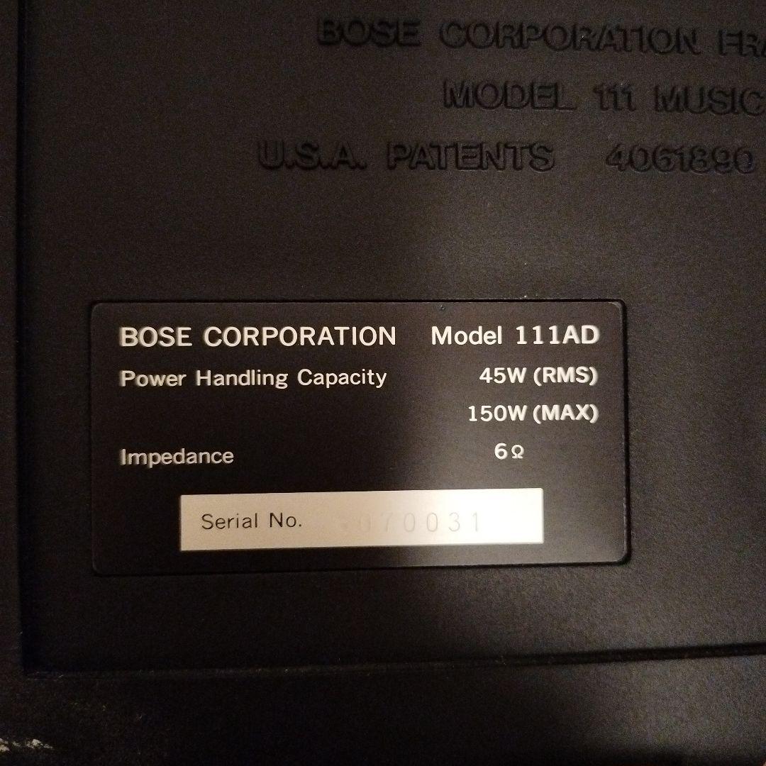BOSE 111AD スピーカー
