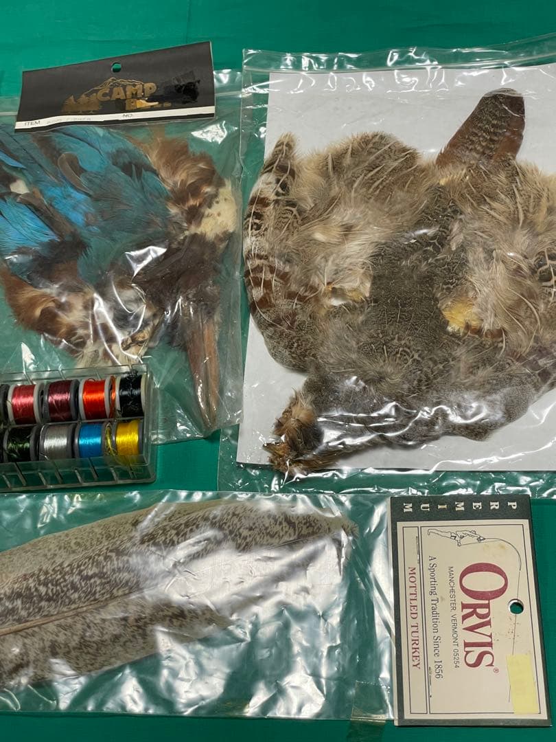 フライフィッシング　フライタイイング　マテリアル　ニンフやウェットフライ用セット