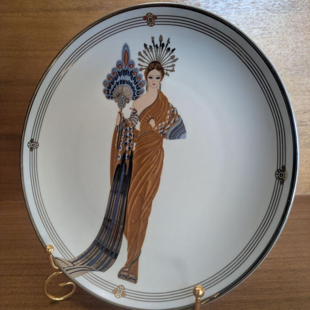 エルテ アールデコ フランクリンミント プレート ATHENA Erte