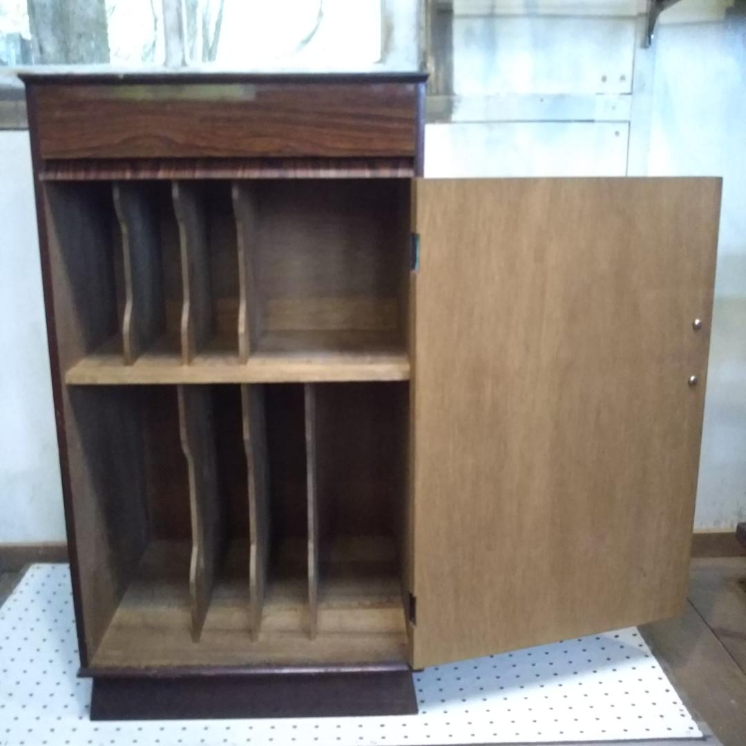 昭和レトロ　レコードラック　キャビネット　NAIAGARA製 アンティーク