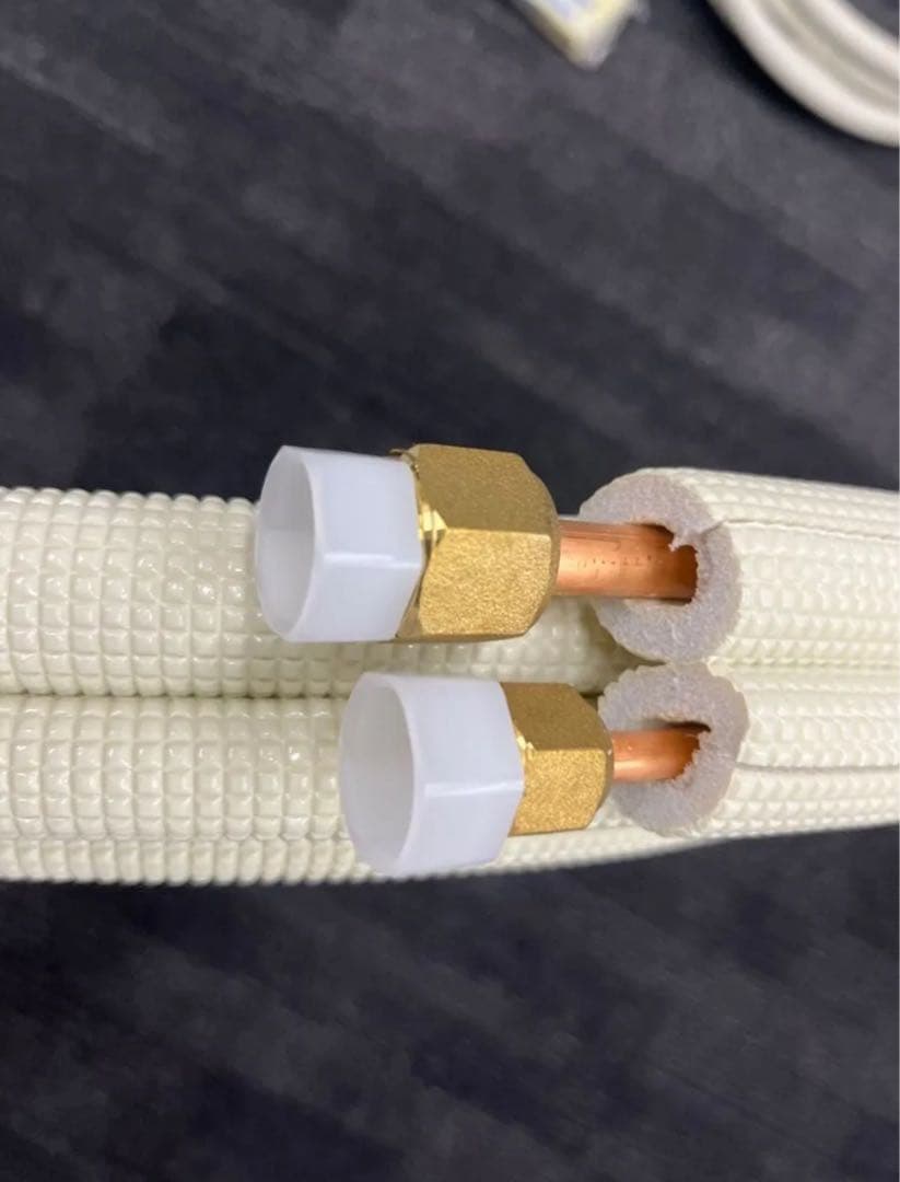 エアコン配管セット 【２分３分 6ｍ 】（フレア加工済み）国産 新品